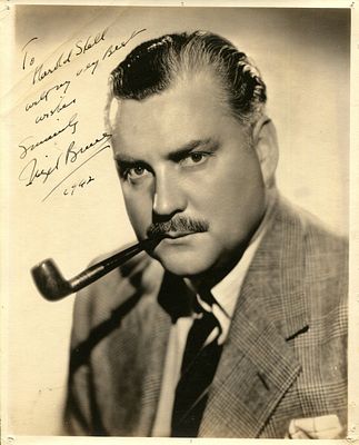 BRUCE NIGEL: (1895-1953) British character actor, remembered for his portrayal of Dr. Watson 