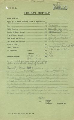 REYNELL RICHARD CAREW: (1912-1940) Signed the day before his tragic death in the Battle of Britain. 