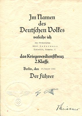 [HITLER ADOLF]: (1889-1945) & [MEISSNER OTTO] (1880-1953). [HITLER ADOLF]: (1889-1945) Fuhrer of 