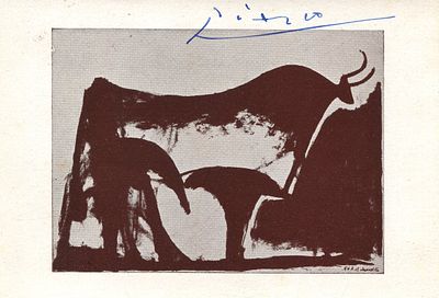 PICASSO PABLO: (1881-1973) Spanish painter, a co-founder of the Cubist movement. An excellent 
