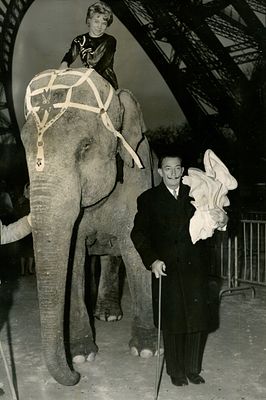 [DALI SALVADOR]: (1904-1989) Spanish surrealist artist. A good original unsigned 6 x 9 Keystone 