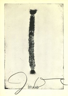 DINE JIM: (1935- ) American artist. Signed 4 x 6 postcard by Dine, the image being a 