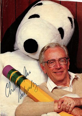 SCHULZ CHARLES M.: (1922-2000) American cartoonist, creator of the Peanuts comic strip 