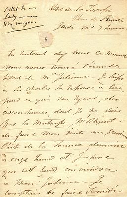 MORGAN SYDNEY, LADY: (c.1778-1859) Sydney Owenson. Irish novelist, best known for her romantic 