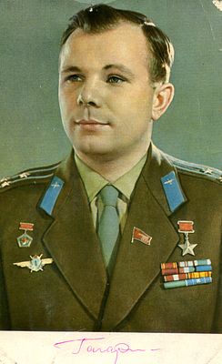 GAGARIN YURI: (1934-1968) Soviet cosmonaut, the first human to journey into outer space, 