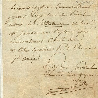 NEY MICHEL: (1769-1815) Marshal of France, Duc d&acute;Elchingen and Prince de la Moskowa. Executed. 