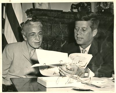 KENNEDY JOHN F.: (1917-1963) American politician who served as President of the United States 
