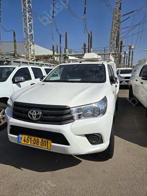טויוטה היילקס מודל 2019. 197,506 ק"מ
הנעה: 4x4.
רישיון בתוקף11/02/2026