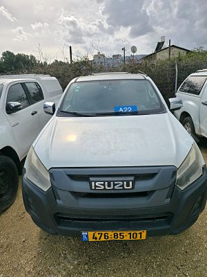 איסוזו פיק אפ מודל 2019. 252,901 ק"מ. תיבת הילוכים: אוטומטי
מנוע: דיזל, הנעה: 4x4.
תוקף רישיון 