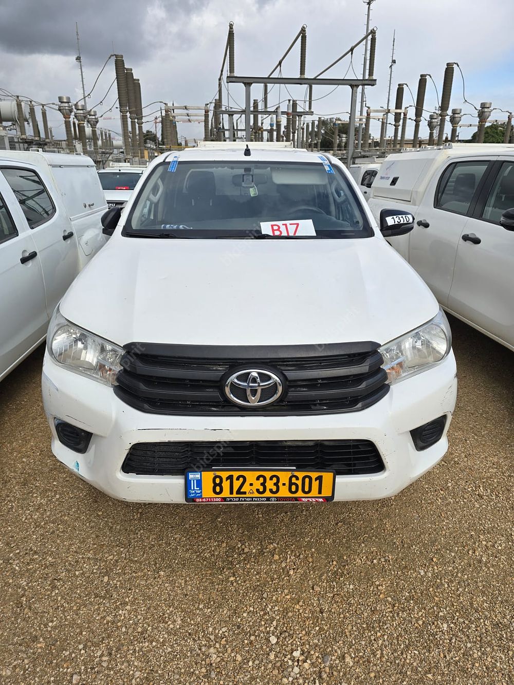 טויוטה היילקס מודל 2019. 211,342 ק"מ. תיבת הילוכים: ידני
מנוע: דיזל, הנעה: 4x4.
ללא רישוי האגרה 