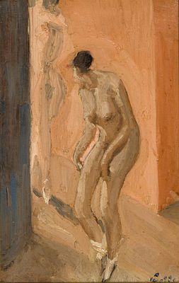 Alfons Walde: Zwei Damen beim Entkleiden. Alfons Walde 
Zwei Damen beim Entkleiden 
1922 
&Ouml;l auf 