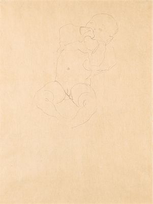 Gustav Klimt: Baby (Studie zu "Tod und Leben"). Gustav Klimt 
Baby (Studie zu "Tod und Leben") 
