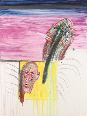 Franz Ringel: Der Unvergleichliche. Franz Ringel 
Der Unvergleichliche 
1989 
Acryl auf 