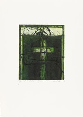 Karl Fred Dahmen: o.T. Karl Fred Dahmen o.T. 1971-1975 Farbradierung mit Aquatinta auf 