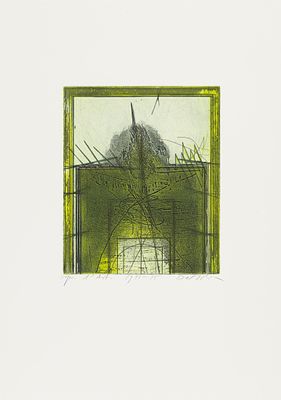 Karl Fred Dahmen: o.T. Karl Fred Dahmen o.T. 1971-1975 Farbradierung mit Aquatinta auf 