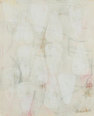 Lorenz Estermann: o.T. Lorenz Estermann o.T. 2000 &Ouml;l auf Papier; gerahmt 109 x 89 cm 