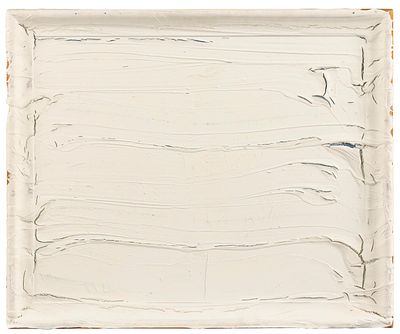 Otto Muehl: o.T. Otto Muehl o.T. Acryl auf Jeansstoff; ungerahmt 93 x 112,5 cm (inkl. Rahmen) 