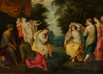 Hieronymus Francken der &Auml;ltere: Diana und Actaeon. Hieronymus Francken der &Auml;ltere Diana und 