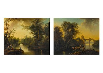 Johann Christian Brand: Landschaften (Pendants). Johann Christian Brand Landschaften (Pendants) 