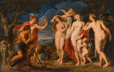 Peter Paul Rubens Umkreis: Das Urteil des Paris. Peter Paul Rubens Umkreis Das Urteil des Paris 