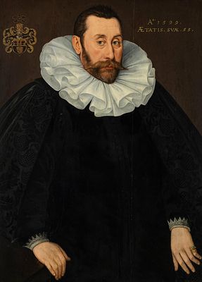 Lorenz Strauch zugeschrieben: Portr&auml;t eines Patriziers. Lorenz Strauch zugeschrieben Portr&auml;t 