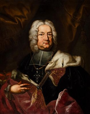 Johann Gottfried Auerbach zugeschrieben: Friedrich Karl Reichsgraf von Sch&ouml;nborn-Buchheim. Johann 