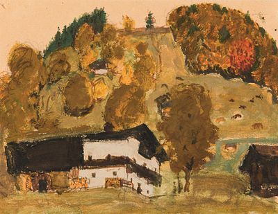 Alfons Walde: Wilder Hag (Kitzb&uuml;heler Horn). Alfons Walde Wilder Hag (Kitzb&uuml;heler Horn) 1919/20 