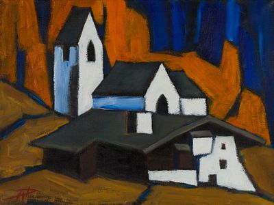 Herbert Danler: Navis / St. Kathrein. Herbert Danler Navis / St. Kathrein 2003 &Ouml;l auf Leinwand; 