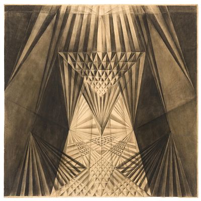 Otto Erich Wagner: o.T. Otto Erich Wagner o.T. 1923/25 Graphit auf Transparentpapier; gerahmt 