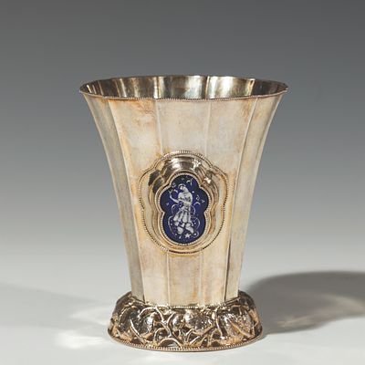 Josef Hoffmann und Mathilde Fl&ouml;gl: "Blumenvase". Josef Hoffmann und Mathilde Fl&ouml;gl "Blumenvase" 