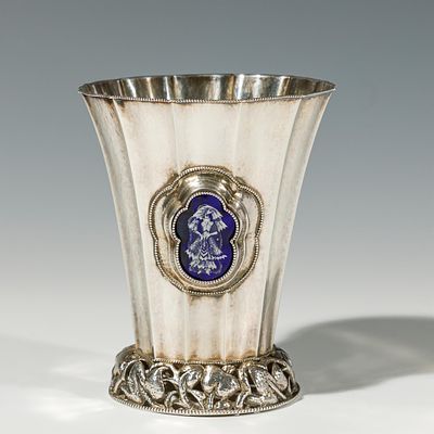 Josef Hoffmann und Mathilde Fl&ouml;gl: "Blumenvase". Josef Hoffmann und Mathilde Fl&ouml;gl "Blumenvase" 
