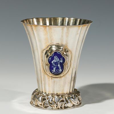 Josef Hoffmann und Mathilde Fl&ouml;gl: "Blumenvase". Josef Hoffmann und Mathilde Fl&ouml;gl "Blumenvase" 