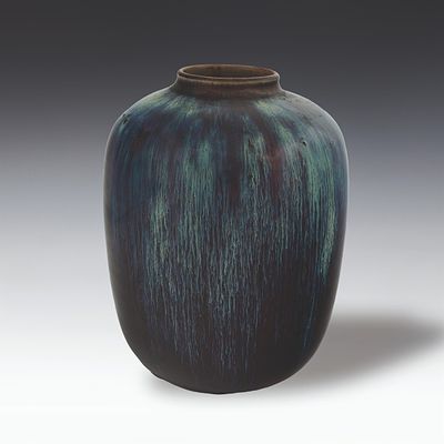 Auguste Delaherche: Vase. Auguste Delaherche Vase Paris, Frankreich, um 1890/1900 Keramik aus 