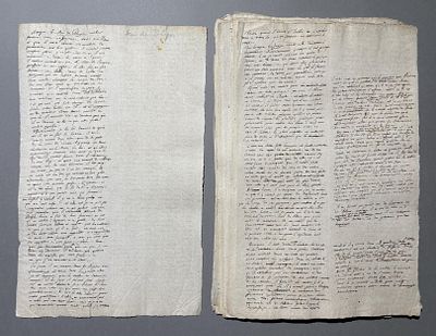 Jean Louis Joseph Comte de Cobenzl: 44 Blatt aus der Hand des Prinzen, 13 Blatt an den Prinzen Miche
