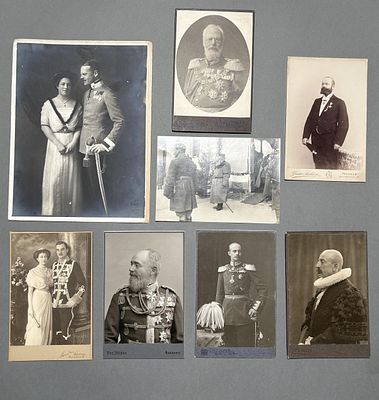 Deutscher Adel: Konvolut 14 St&uuml;ck, Fotografien deutscher Adeliger und Politiker. Deutscher Adel 