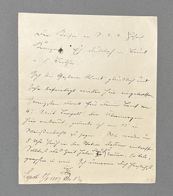 Franz Joseph I., Kaiser von &Ouml;sterreich: Eigh. Br. m. U. an Kronprinz Rudolf von &Ouml;sterreich. Franz 