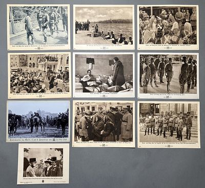 Karl I., Kaiser von &Ouml;sterreich, K&ouml;nig von Ungarn: Konvolut 10 St&uuml;ck, offizielle Fotografien. Karl 