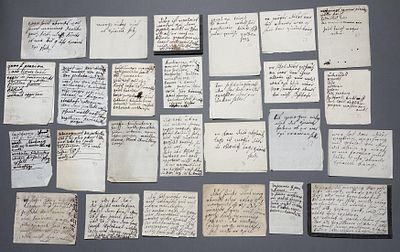 Maria Theresia, Kaiserin von &Ouml;sterreich: Konvolut 55 St&uuml;ck, &uuml;berwiegend eigh. Br. m. U. Maria 