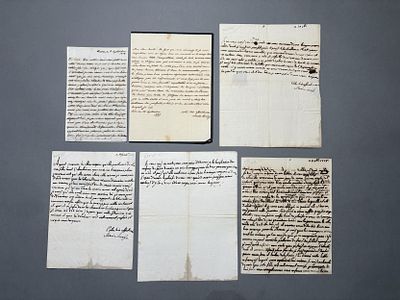 Marie Louise von &Ouml;sterreich: Konvolut 25 St&uuml;ck, eigh. Br. m. U., &uuml;berwiegend an Gr&auml;fin Starhemberg. 