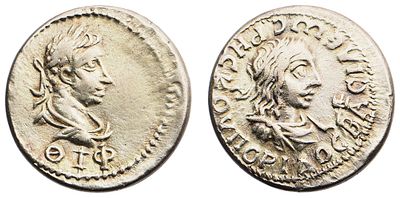 "Боспорское царство. Рескупорид II (211-226 гг. ). Cтатер 222 г. (ФIФ). Электр, 7,68 гр. 