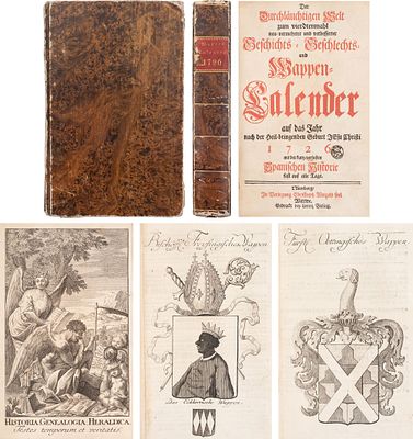 [Европейская геральдика] Календарь истории, генеалогии и геральдики на 1726 год. С кратким 