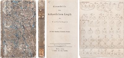 [Одна из первых книг] [Краузе, К. Х. Ф. Лекции по основам исторической логики] Krause, K. Ch. 