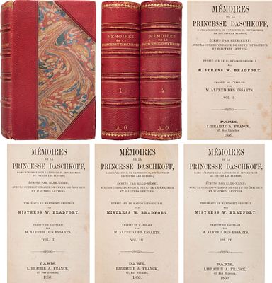 [На фр. яз. Брэдфорт. Воспоминания княгини Дашковой, фрейлины Екатерины II, императрицы всея 