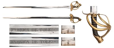 "Палаш кирасирский кавалергардский офицерский обр. 1826 года с клинком "Toledo", Императорская 