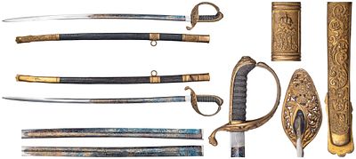 "Сабля офицерская пехотная образца 1889 г. (до 1916 г.). Австро-Венгрия. Общая длина 905 мм 