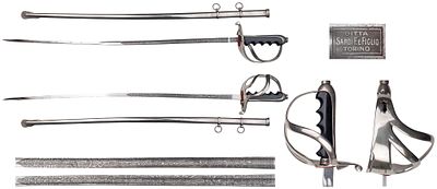 "Сабля итальянская офицерская обр. 1855 г. Общая длина 1042мм, длина клинка 830 мм, ширина 