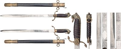 "Кортик морской мичманский обр 1901 г. Англия нач. XX века.Общая длина 635 мм, длина клинка 460 