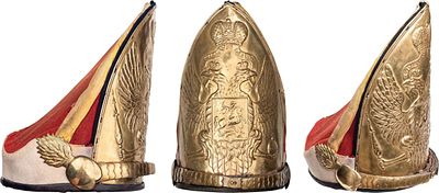 "Шапка гренадера Лейб-гвардии Павловского полка, XIX-XX в., Российская Империя. Размеры: Высота 