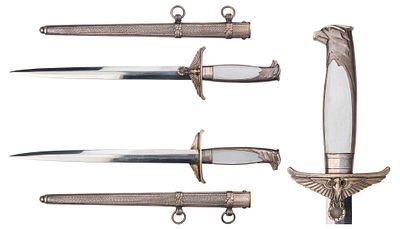 "Кортик государственных руководителей обр. 1938 г. Германия. 3 Рейх. Размеры: Общая длина 380 