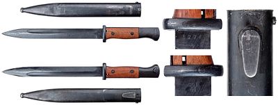 "Штык к винтговке Маузер обр. 1884/98 года нового типа периода 1933-1945 г.г. Общая длина 405 